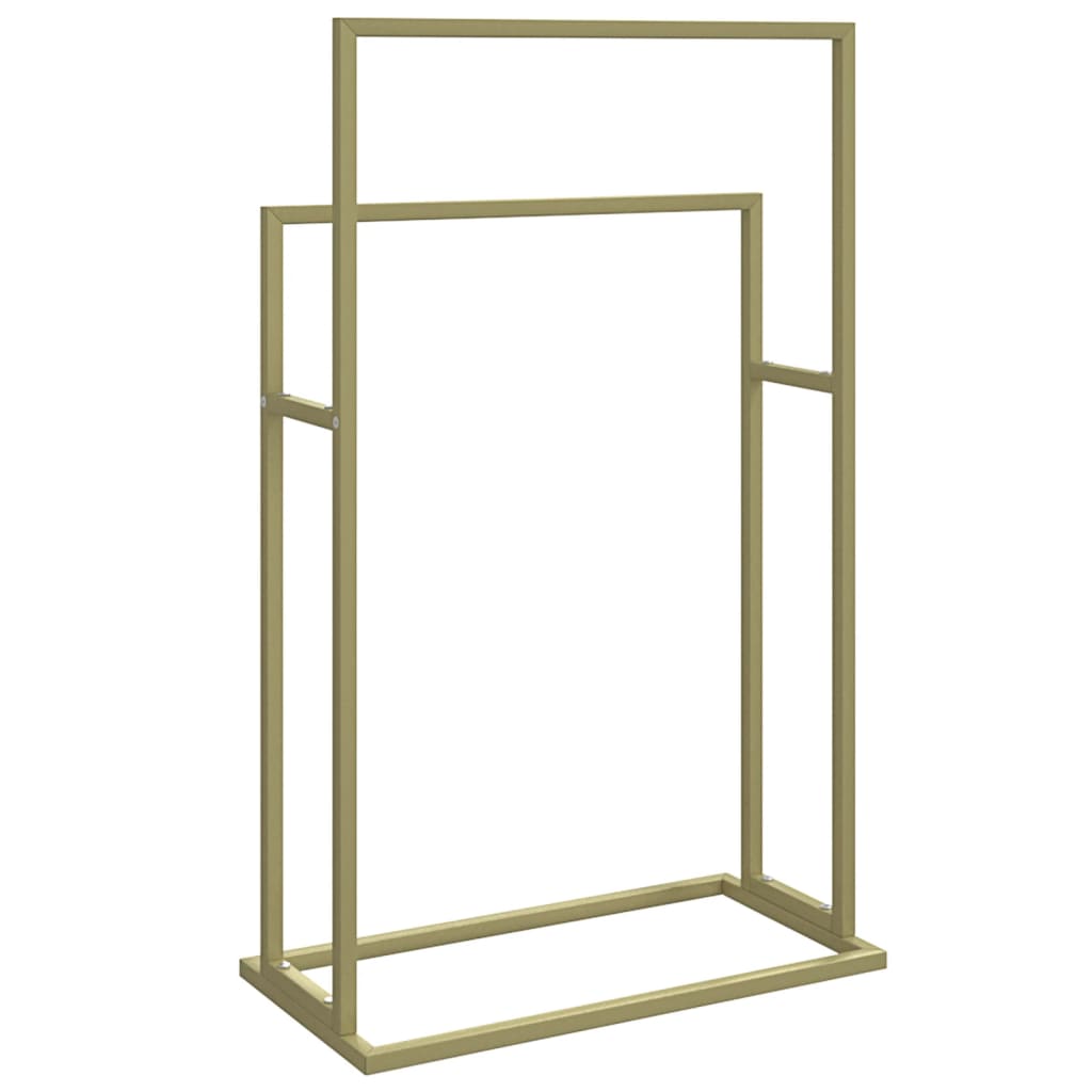Handdoekenrek Vrijstaand 48X24X78,5 Cm Ijzer Kleurig 48 x 24 x 78.5 cm Goud