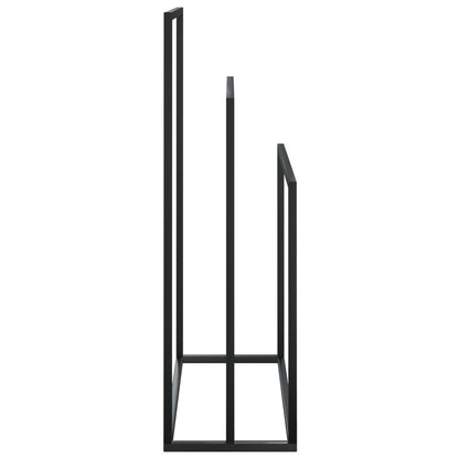 Handdoekenrek Vrijstaand Ijzer 48 x 24 x 79 cm Zwart