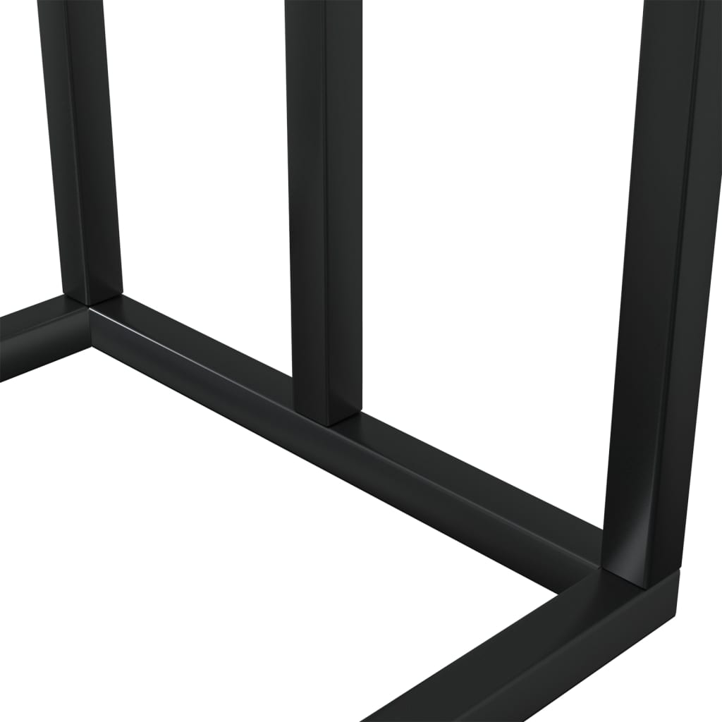 Handdoekenrek Vrijstaand Ijzer 48 x 24 x 79 cm Zwart
