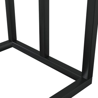 Handdoekenrek Vrijstaand Ijzer 48 x 24 x 79 cm Zwart