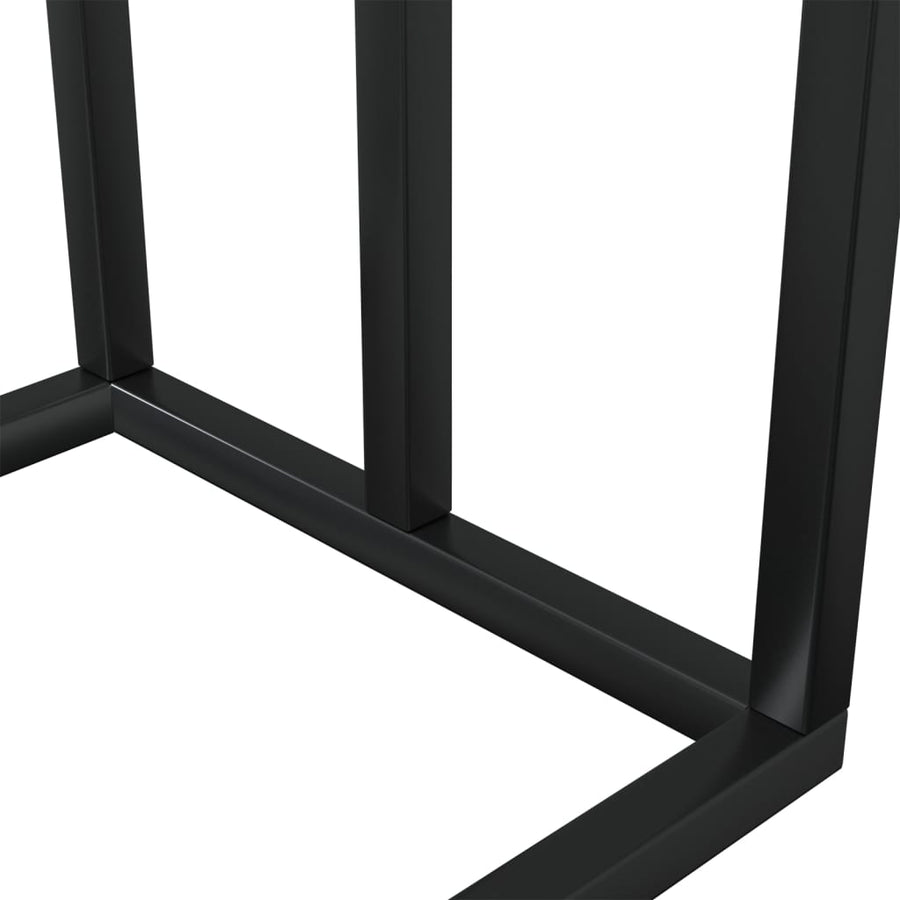 Handdoekenrek Vrijstaand Ijzer 48 x 24 x 79 cm Zwart