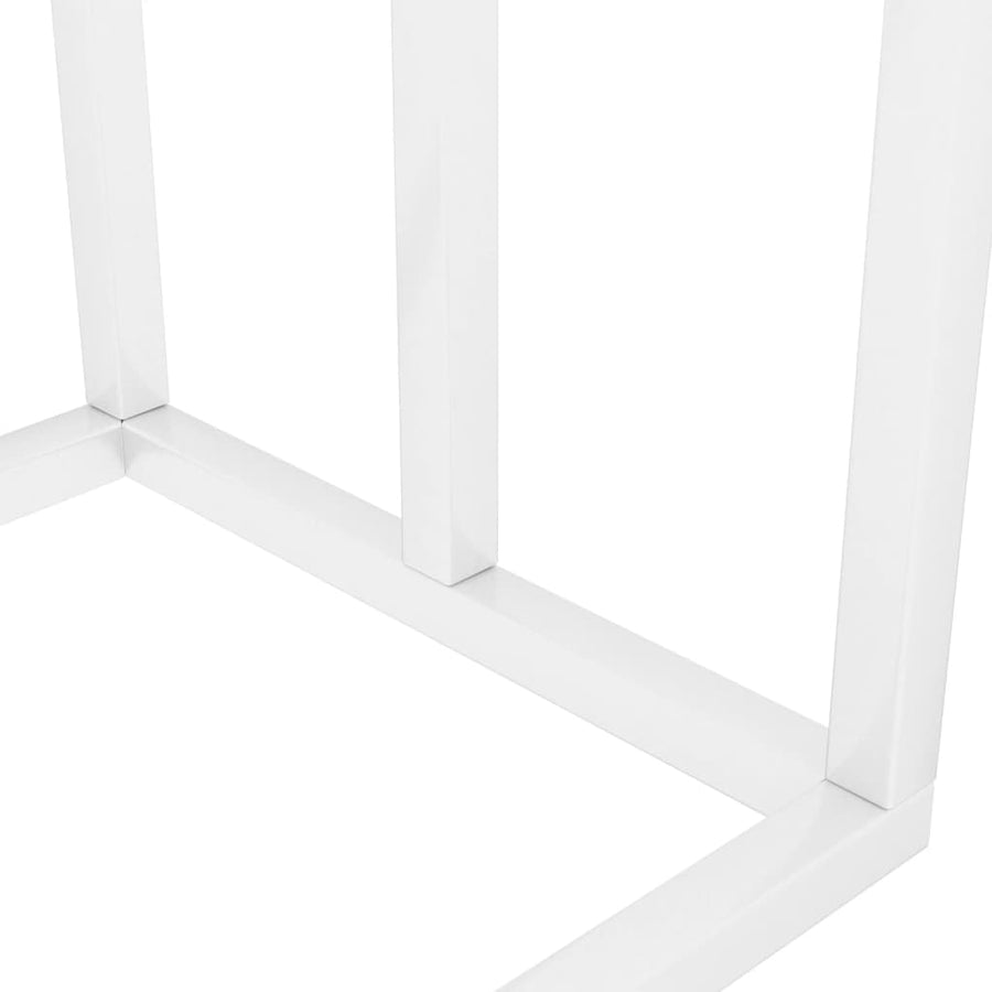 Handdoekenrek Vrijstaand Ijzer 48 x 24 x 79 cm Wit