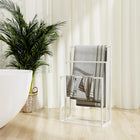 Freestanding Towel Rack 48x24x79 cm Iron White