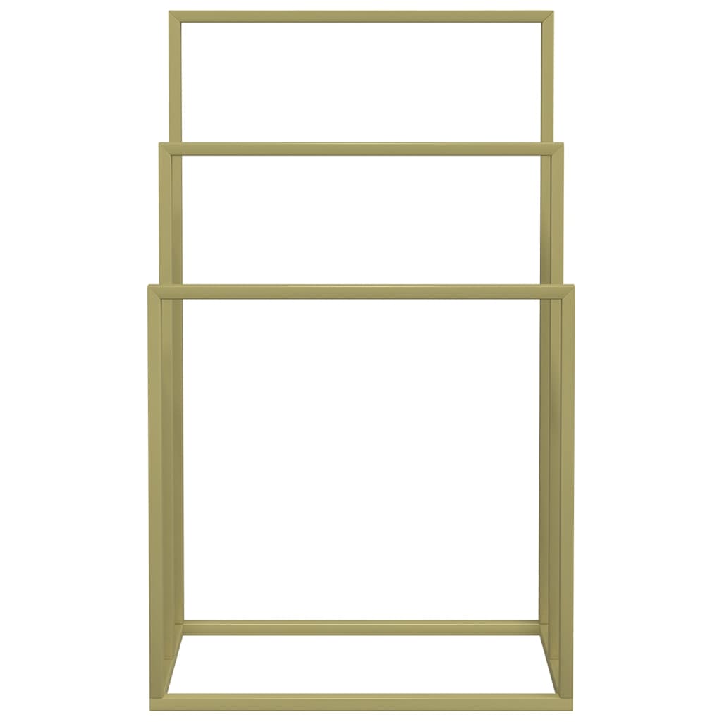 Handdoekenrek Vrijstaand Ijzer Kleurig 48 x 24 x 79 cm Goud