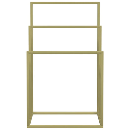 Handdoekenrek Vrijstaand Ijzer Kleurig 48 x 24 x 79 cm Goud