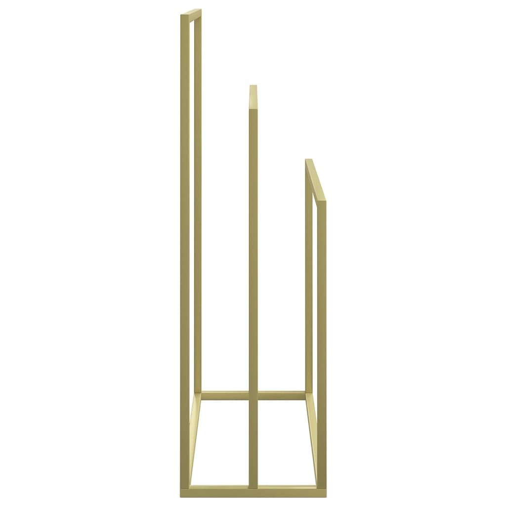Handdoekenrek Vrijstaand Ijzer Kleurig 48 x 24 x 79 cm Goud