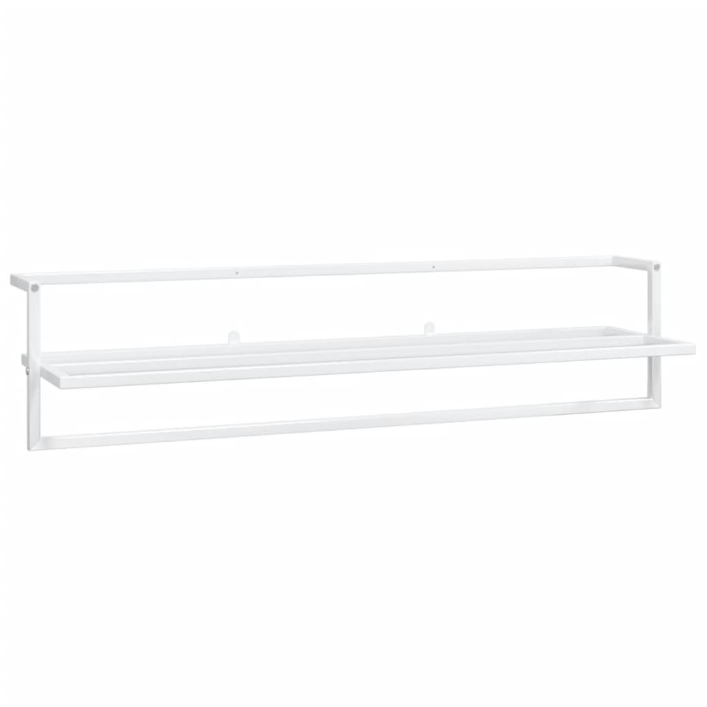 Handdoekenrek 95X25X22 Cm Ijzer Wit