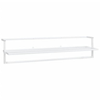 Handdoekenrek 95X25X22 Cm Ijzer Wit