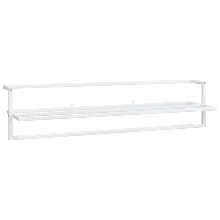 Handdoekenrek 95X25X22 Cm Ijzer Wit