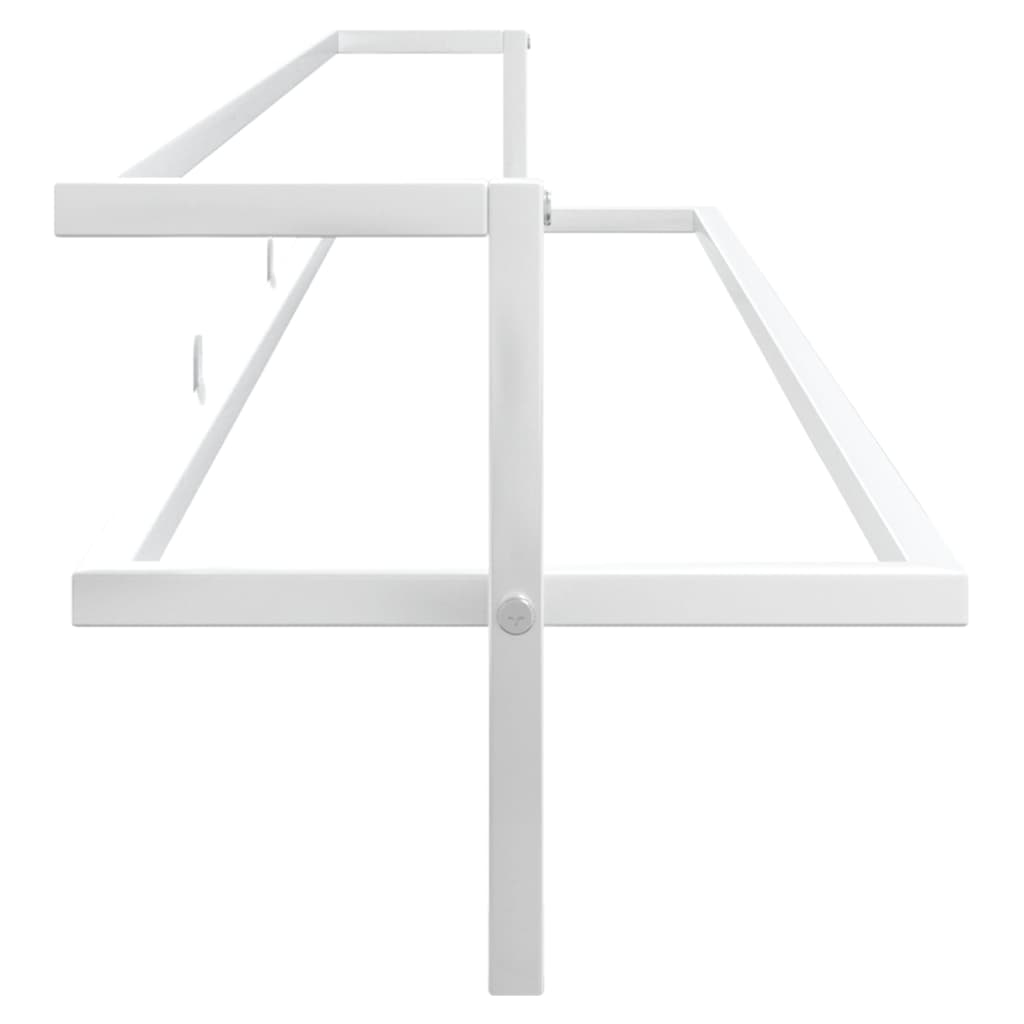 Handdoekenrek 95X25X22 Cm Ijzer Wit