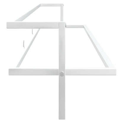 Handdoekenrek 95X25X22 Cm Ijzer Wit