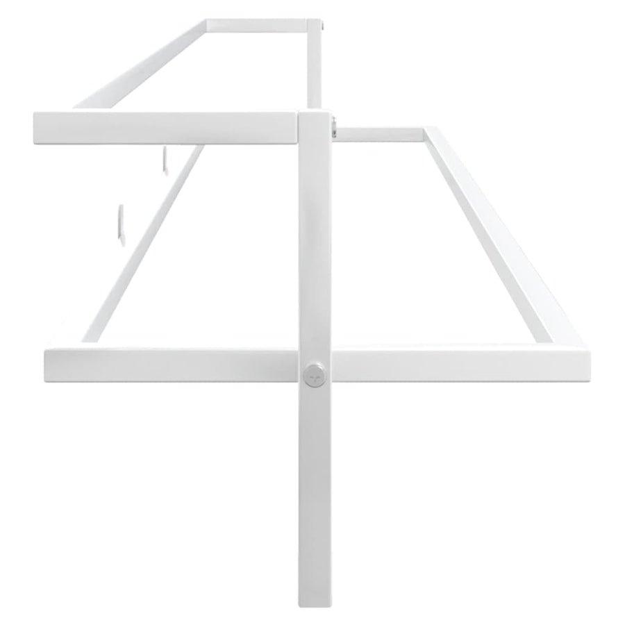 Handdoekenrek 95X25X22 Cm Ijzer Wit