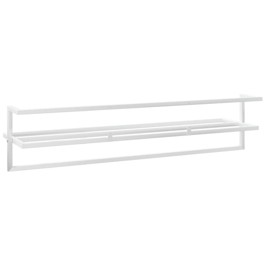 Handdoekenrek 95X25X22 Cm Ijzer Wit