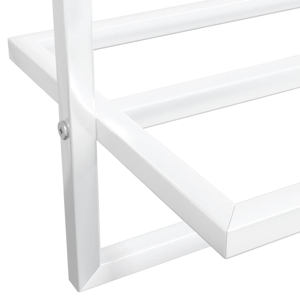 Handdoekenrek 95X25X22 Cm Ijzer Wit
