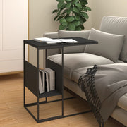 Side table 55x36x59.5 cm carved wood black