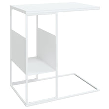 Bijzettafel 55X36X59,5 Cm Bewerkt Hout Wit 55 x 36 x 59.5 cm zonder wielen