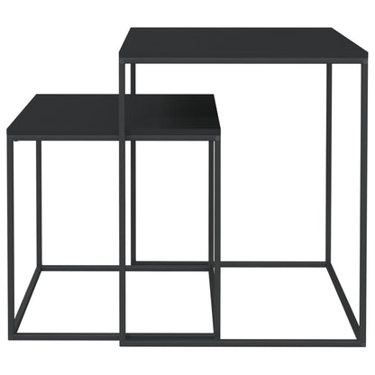 Salontafelset 2 St Bewerkt Hout En Metaal