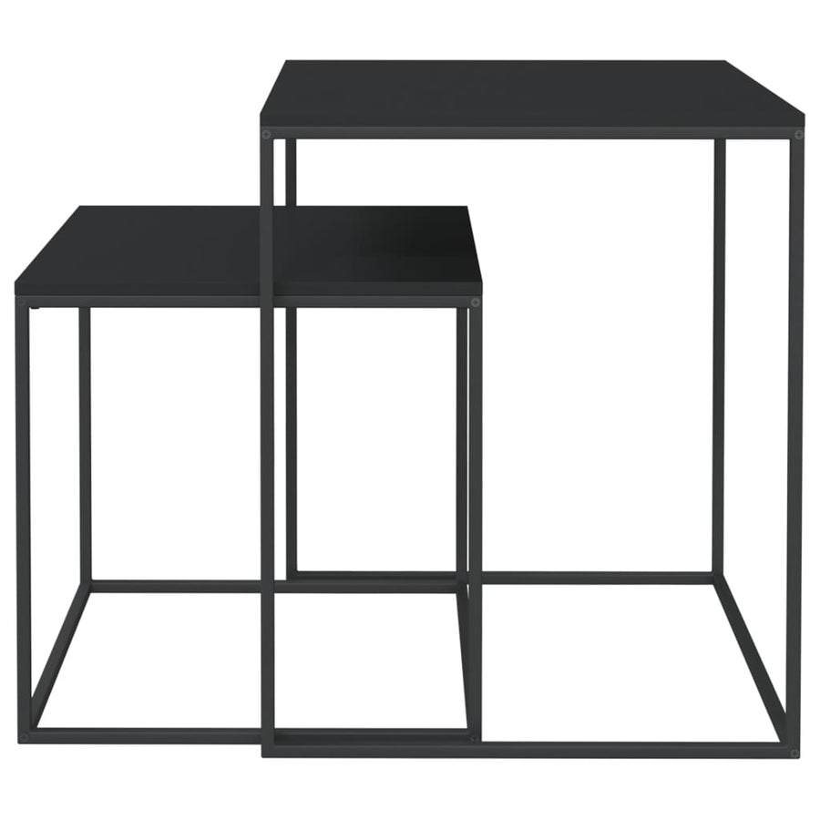 Salontafelset 2 St Bewerkt Hout En Metaal