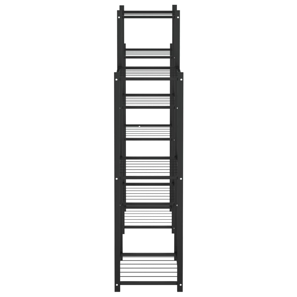 Bloemenstandaard 83X25X100 Cm Ijzer Zwart