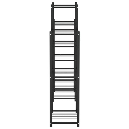 Bloemenstandaard 83X25X100 Cm Ijzer Zwart