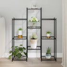 Flower stand 83x25x100 cm iron black