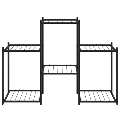 Bloemenstandaard 83X25X60 Cm Ijzer Zwart