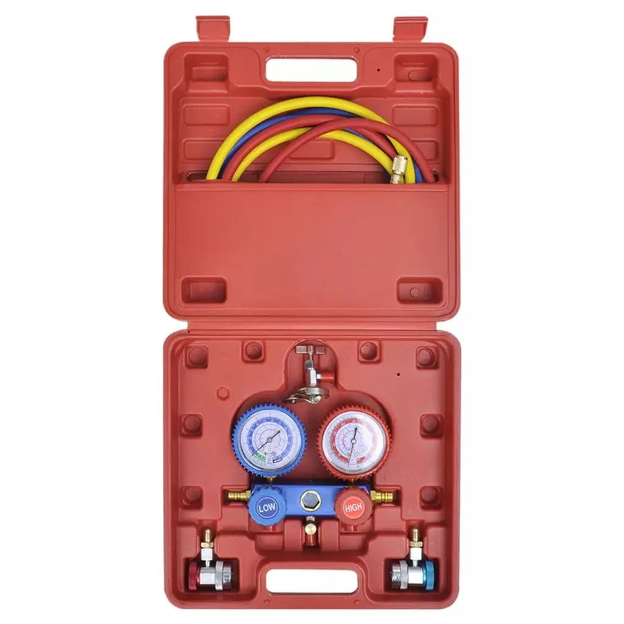 Vacuümpomp 50 L/Min Met 2-Voudige Manometerset 50 l / min 2-weg