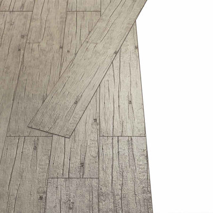 Vloerplanken 18 pcs Lichtgrijs 2,51 m² PVC