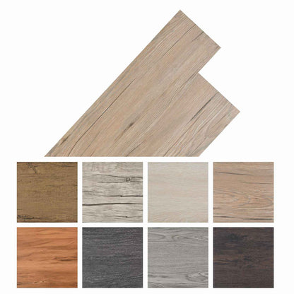 Vloerplanken 18 pcs Eikenbruin 2,51 m² PVC