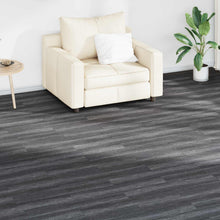 Vloerplanken 18 pcs Zwart en Wit 2,51 m² PVC
