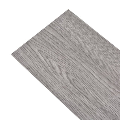 Vloerplanken zelfklevend 2,51 m² 2 mm PVC donkergrijs 2.51 m² Donkergrijs