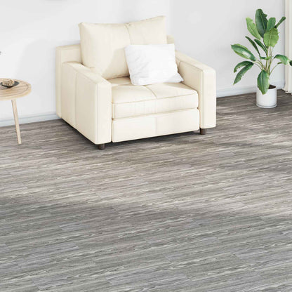 Vloerplanken 18 pcs Donkergrijs 2,51 m² PVC
