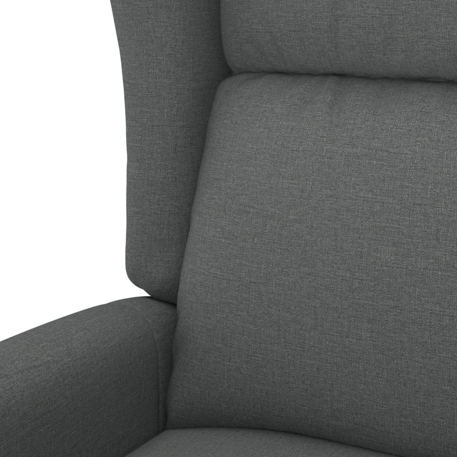 Fauteuil Verstelbaar Elektrisch Stof Donkergrijs 1