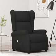 Fauteuil elektrisch verstelbaar stof zwart 73x95x103 cm