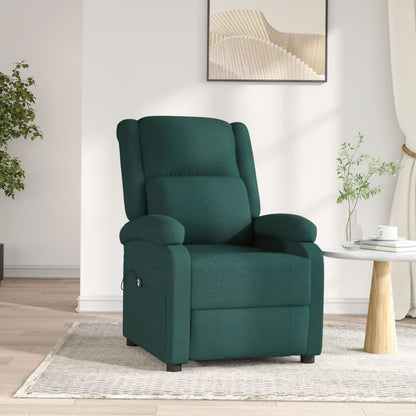 Fauteuil Verstelbaar Elektrisch Stof Donkergroen 1