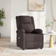 Massagestoel 70x93x98 cm elektrisch verstelbaar donkerbruin