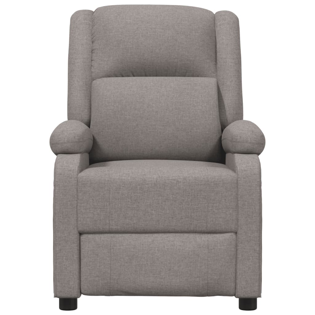 Massagestoel elektrisch stof taupe