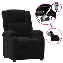 Fauteuil Verstelbaar Elektrisch Stof Zwart 1