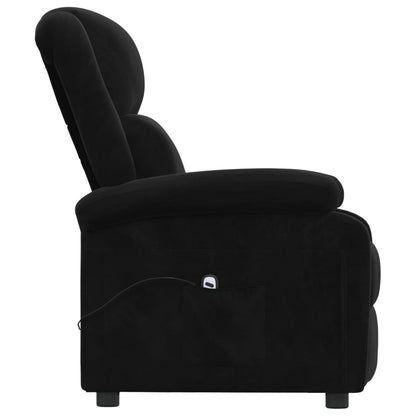 Fauteuil Verstelbaar Elektrisch Stof Zwart 1