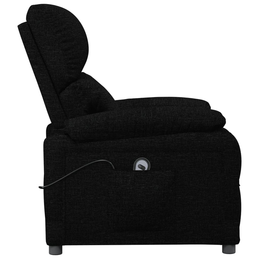Fauteuil Verstelbaar Elektrisch Stof Zwart