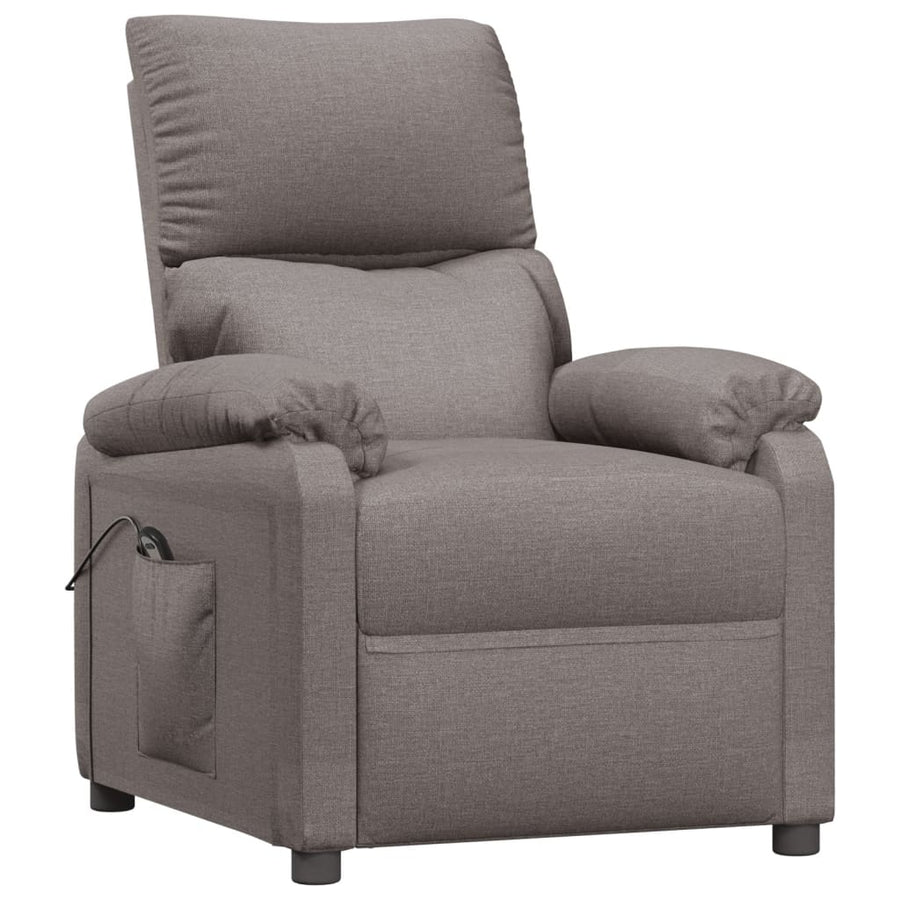 Fauteuil Verstelbaar Elektrisch Stof Taupe 1