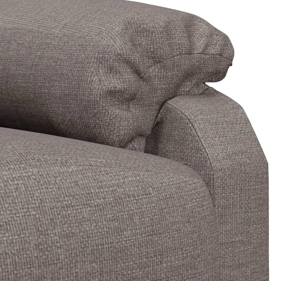Fauteuil Verstelbaar Elektrisch Stof Taupe 1