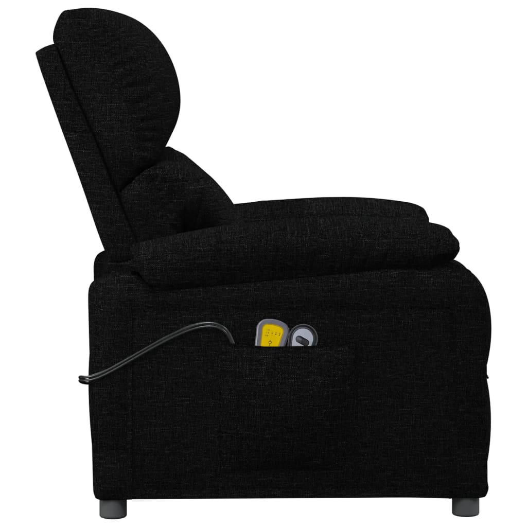 Massagestoel Elektrisch Stof Zwart