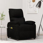 Electric massage chair black fabric