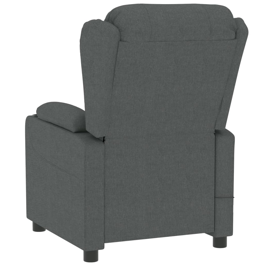 Fauteuil Elektrisch Verstelbaar Stof Donkergrijs