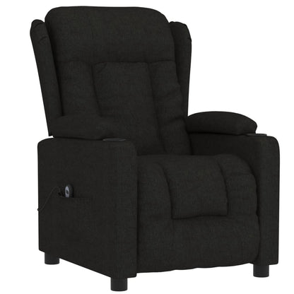 Fauteuil Verstelbaar Elektrisch Stof Zwart 1