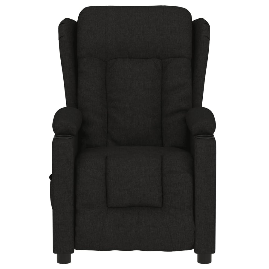 Fauteuil Verstelbaar Elektrisch Stof Zwart 1