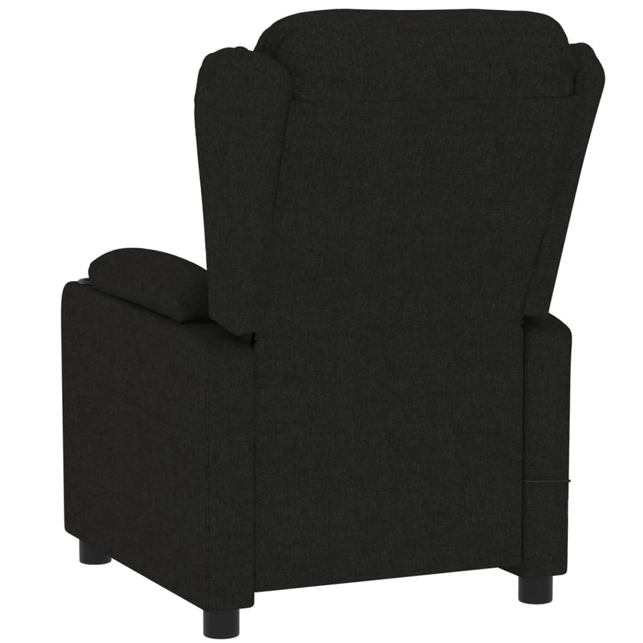 Fauteuil Verstelbaar Elektrisch Stof Zwart 1