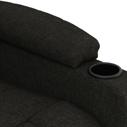 Fauteuil Verstelbaar Elektrisch Stof Zwart 1