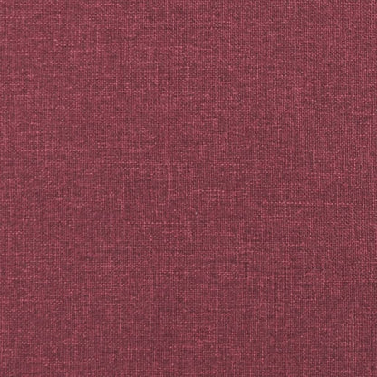 Fauteuil Verstelbaar Elektrisch Stof Wijnrood